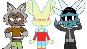 А вот легендарное трио из Камня, Ножницы, Бумаги :3