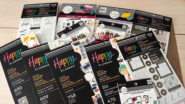 Долгожданные стикербуки Happy planner