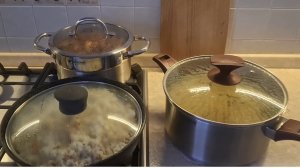 Приготовила обед. Вкусно, просто и экономно.