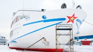 Как зимуют круизные теплоходы в Хлебниковском затоне под Москвой?