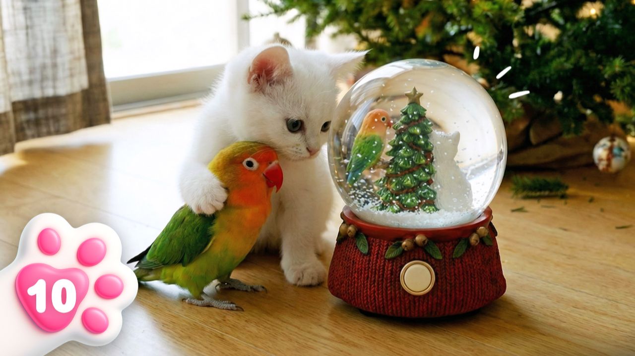 Готовимся к Новому году с котенком Кефиром! Весёлый беспорядок и милые подарки для друзей смотреть онлайн