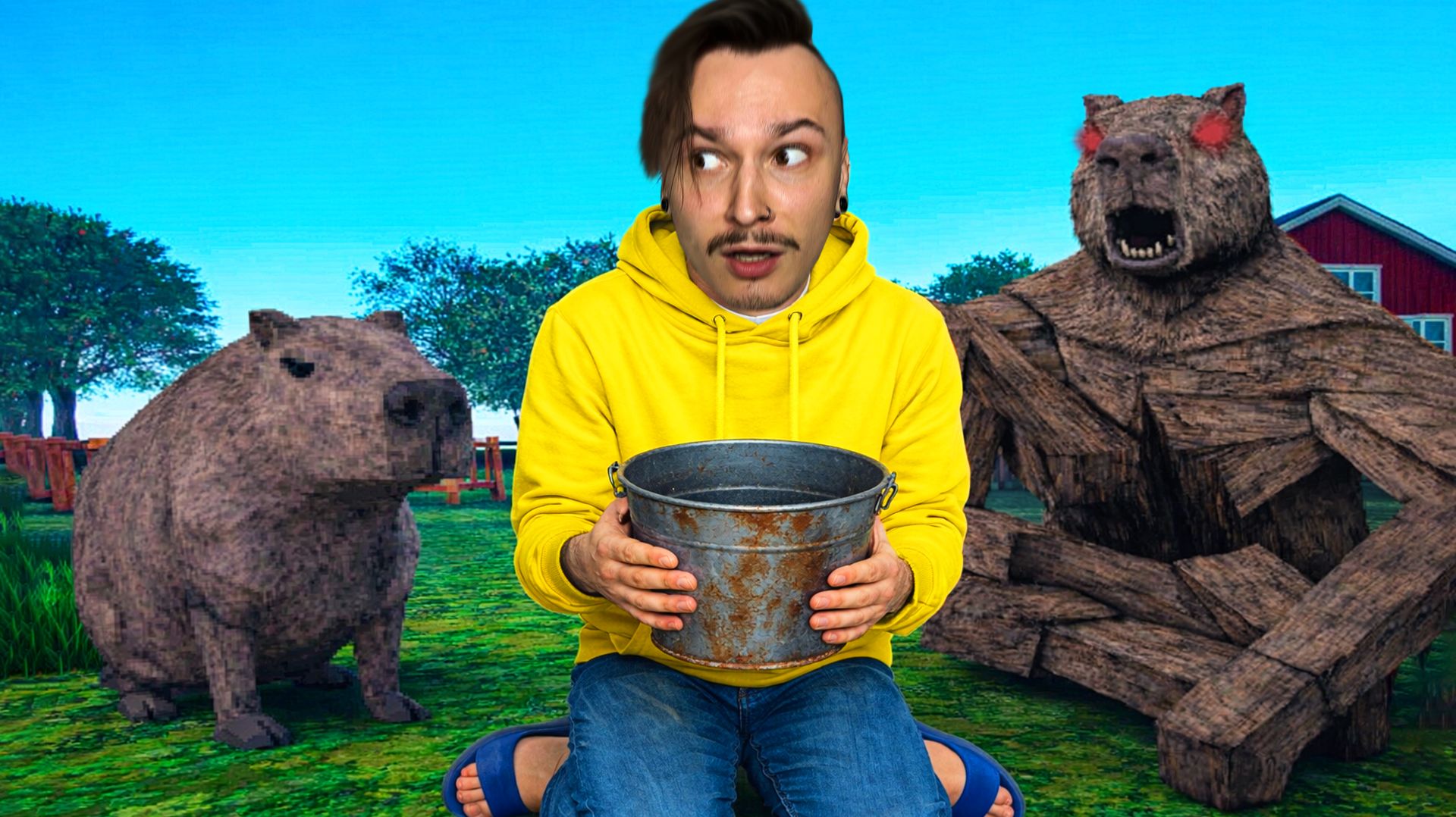 ЭТА КАПИБАРА ХОТЕЛА ЕДЫ НО У МЕНЯ ЕЁ НЕ БЫЛО... ПОЭТОМУ ЕДОЙ СТАЛ Я. смотреть онлайн