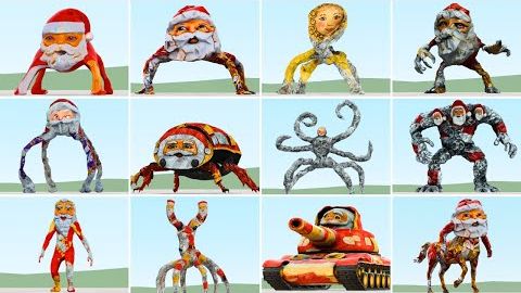 Я сыграл в смертельный бой со всей семьей Гу-Гу Гага в Garry's Mod. смотреть онлайн