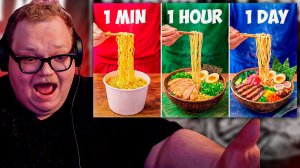 T2x2 СМОТРИТ ► 1 МИНУТА vs 1 ЧАС vs 1 ДЕНЬ РАМЭН