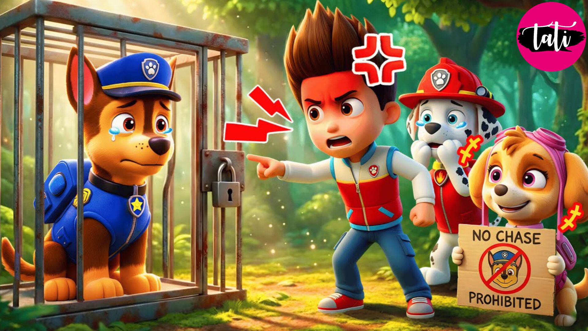 Щенячий патруль и Маршалл. Залипательное видео. Мультфильм для детей и малышей. Анимация 221 смотреть онлайн