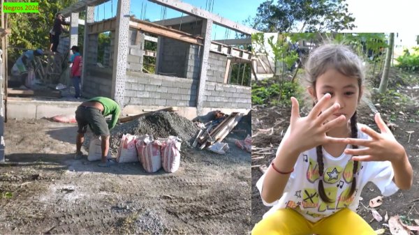 Филиппинка на русском. Стройка. Умножение на пальцах (как учат считать в местных школах)