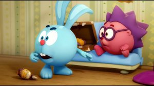 Смешарики 3D Железная дорога " Улучшено ИИ до 4K"