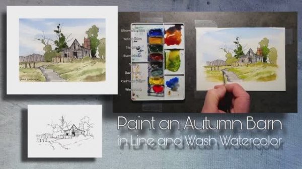 A virtual Urban Sketch of a street in Bonavista Newfoundland