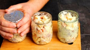 Вкусный Ужин из Простых продуктов! Все закинул в банку и ГОТОВО! Картошка с Мясом в духовке!