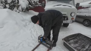 ДОЕДЕМ КУДА УГОДНО! СЪЁМНАЯ ЛЕБЁДКА УАЗ! ПОДГОТОВКА К КОПУ!