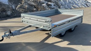 Легковой прицеп МЗСА. Кузов 2.6х1.65м с боковой загрузкой
