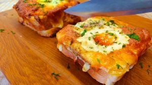 Тосты с яйцом и сыром в духовке — простой и вкусный завтрак