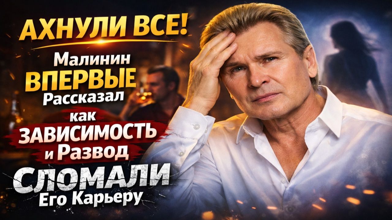 АХНУЛИ ВСЕ! Малинин ВПЕРВЫЕ Рассказал, как ЗАВИСИМОСТЬ и Развод СЛОМАЛИ Его Карьеру! смотреть онлайн