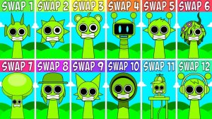 INCREDIBOX SPRUNKI: КАЖДЫЙ ПЕРСОНАЖ ФАЗЫ 1 🔀 В БЕШЕНОМ МИКСЕ! 🎠🤪