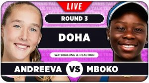 Теннис. WTA 1000. Доха, Катар.11.02.2026 Прямая трансляция.