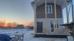 Мини обзор на дом, процесс отделки в самом разгаре