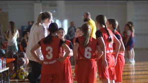 В поселке Палатка состоялся межмуниципальный турнир по баскетболу среди юношей и девушек