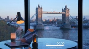 2-Hour Study with Me   London Tower Bridge in Autumn 🍂   Pomodoro 50-10   Relaxing Lo-Fi   Day 161