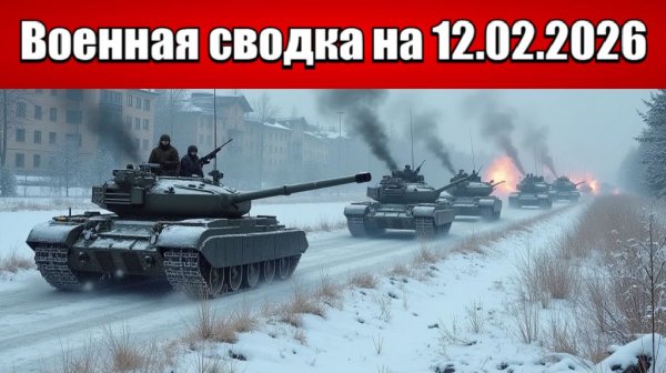 «Ожесточённые бои в Запорожье: ВСУ переходят в наступление!»: Военная сводка с фронта на 12.02.2026