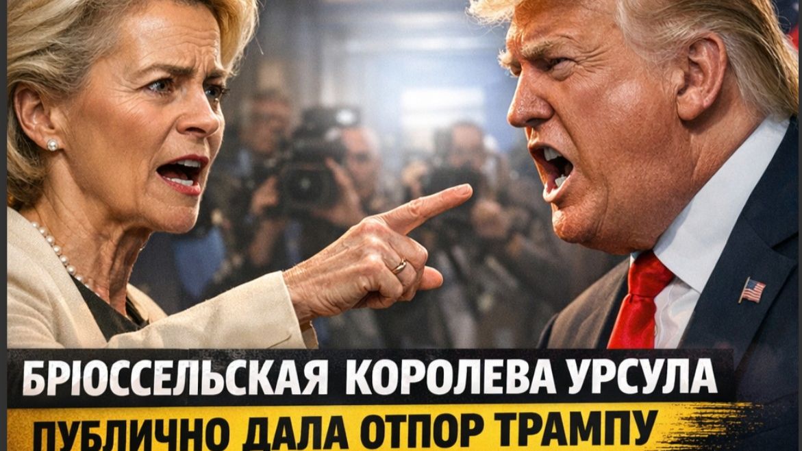 Хватит! брюссельская королева Урсула публично дала отпор Трампу смотреть онлайн