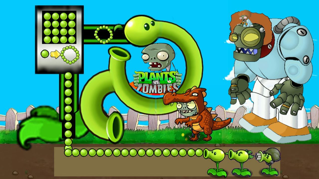 Зомби против растений! Plants vs Zombies ПвЗ PvZ Растения против Зомби смотреть онлайн