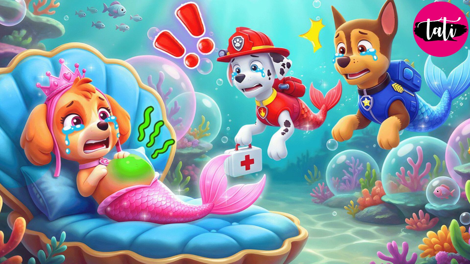 Щенячий патруль и Маршалл. Залипательное видео. Мультфильм для детей и малышей. Анимация 218 смотреть онлайн