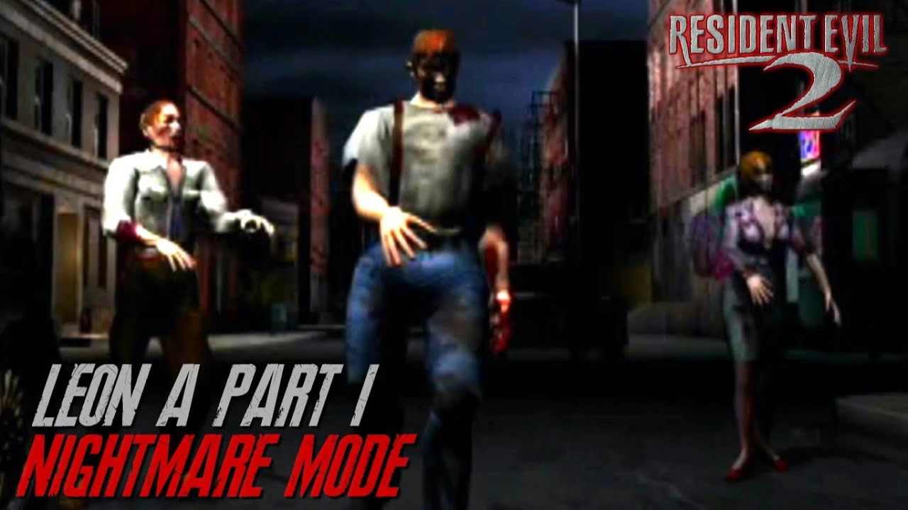Resident Evil 2 (Сложность Nightmare версия DC) Leon A Часть 1 смотреть онлайн