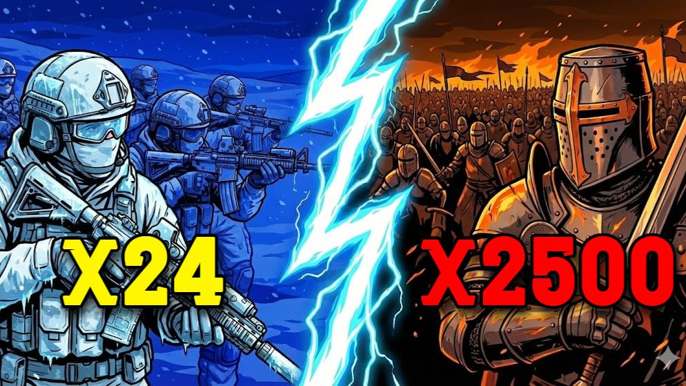 24 СПЕЦНАЗОВЦА ССО против 2500 РЫЦАРЕЙ: Шансов 0%?