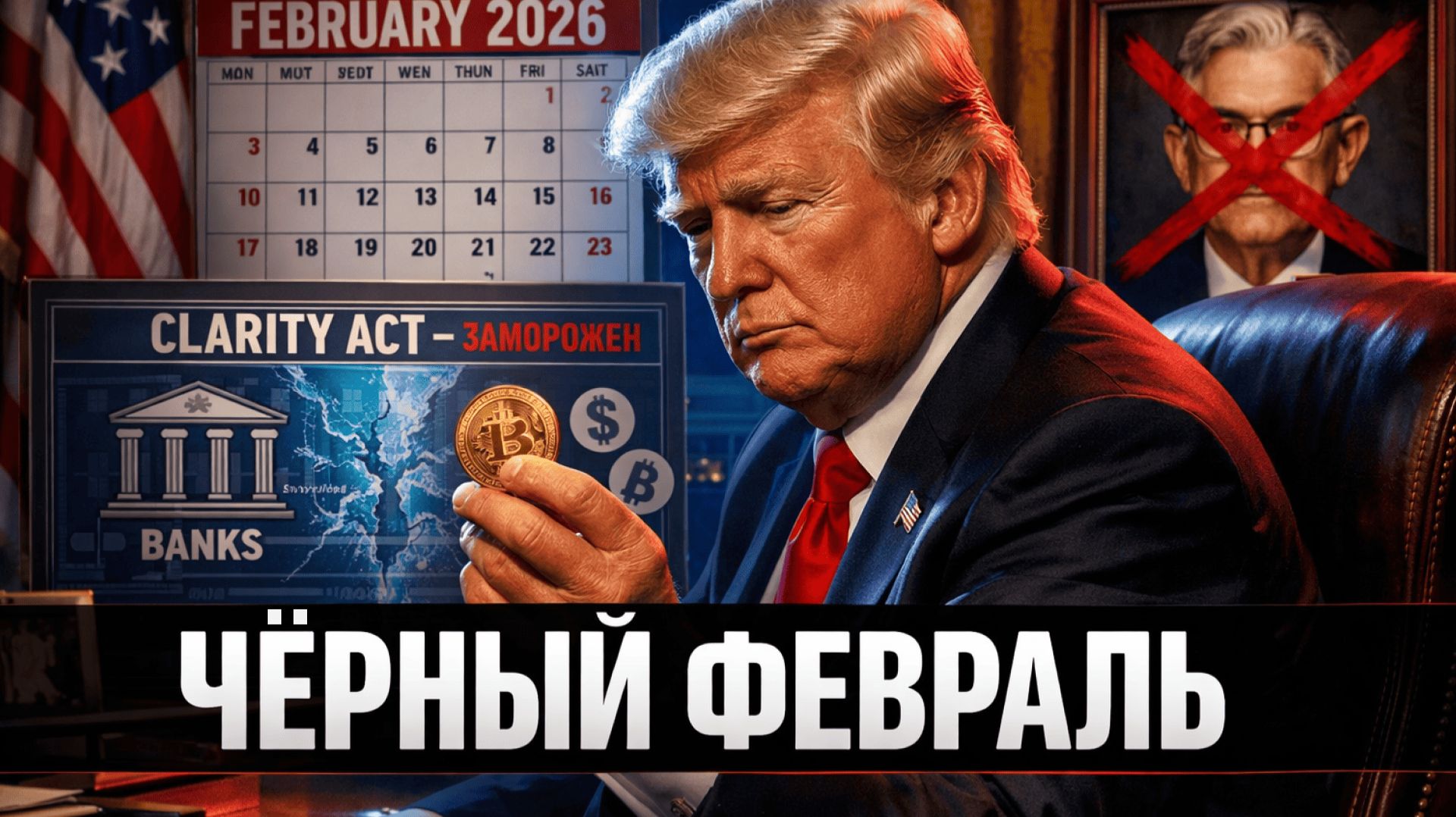 КРИПТА В ФЕВРАЛЕ: Что блокирует рост и почему Трамп не поможет? | Крипта не спит 11.02.2026 смотреть онлайн