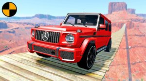 Cars vs Suspension Bridge - BeamNG.drive