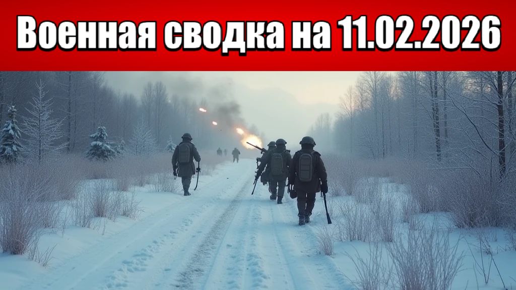 «ВС РФ отражают атаки ВСУ на стыке Запорожской и Днепропетровской обл!»: Военная сводка 11.02.2026 смотреть онлайн