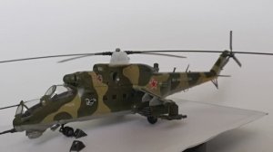 Готовая модель "МИ-24", масштаб 1:48.
