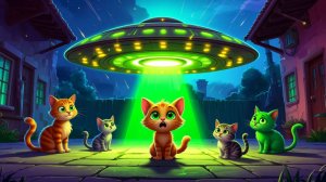 НЛО ПРИЗЕМЛИЛОСЬ ВО ДВОРЕ 👽