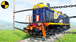 Train vs Chain  BeamNG.Drive
