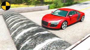Cars vs Massive Speed Bump - BeamNG.drive