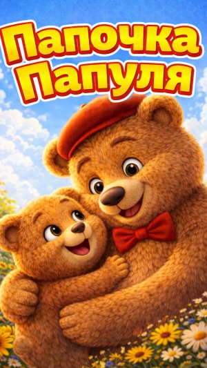 Папочка Папуля - Мультик Песенка про папу!