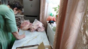 ТАК МЫ И ЖИВЕМ В ДЕРЕВНЕ. Закупились на месяц. Сшила платье.