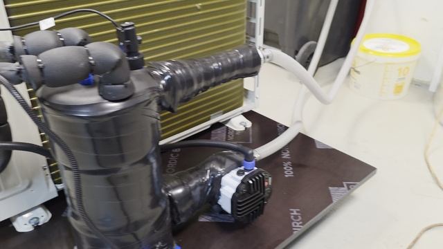 Чиллер для охлаждения воды в  узв, инкубация икры форели.