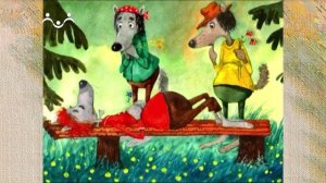 Басни Крылова. Волк и журавль