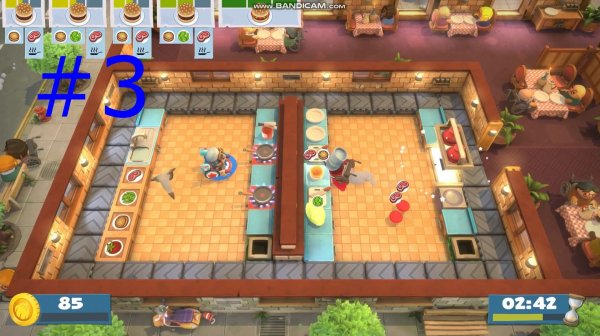 Overcooked #3 ГОТОВИМ В МЕСТЕ БУРГЕГЫ!!