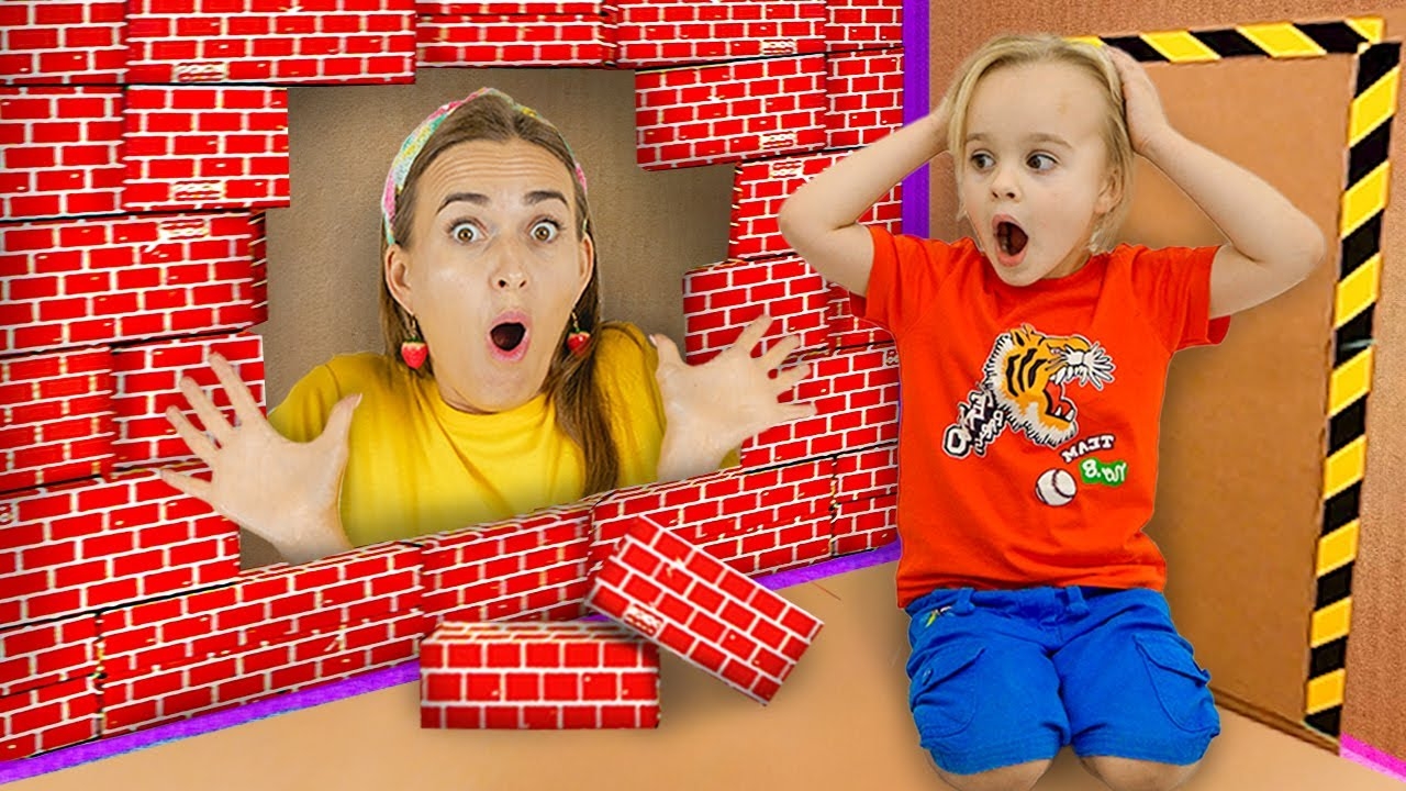 Челлендж Гигантский Лабиринт из коробок. смотреть онлайн