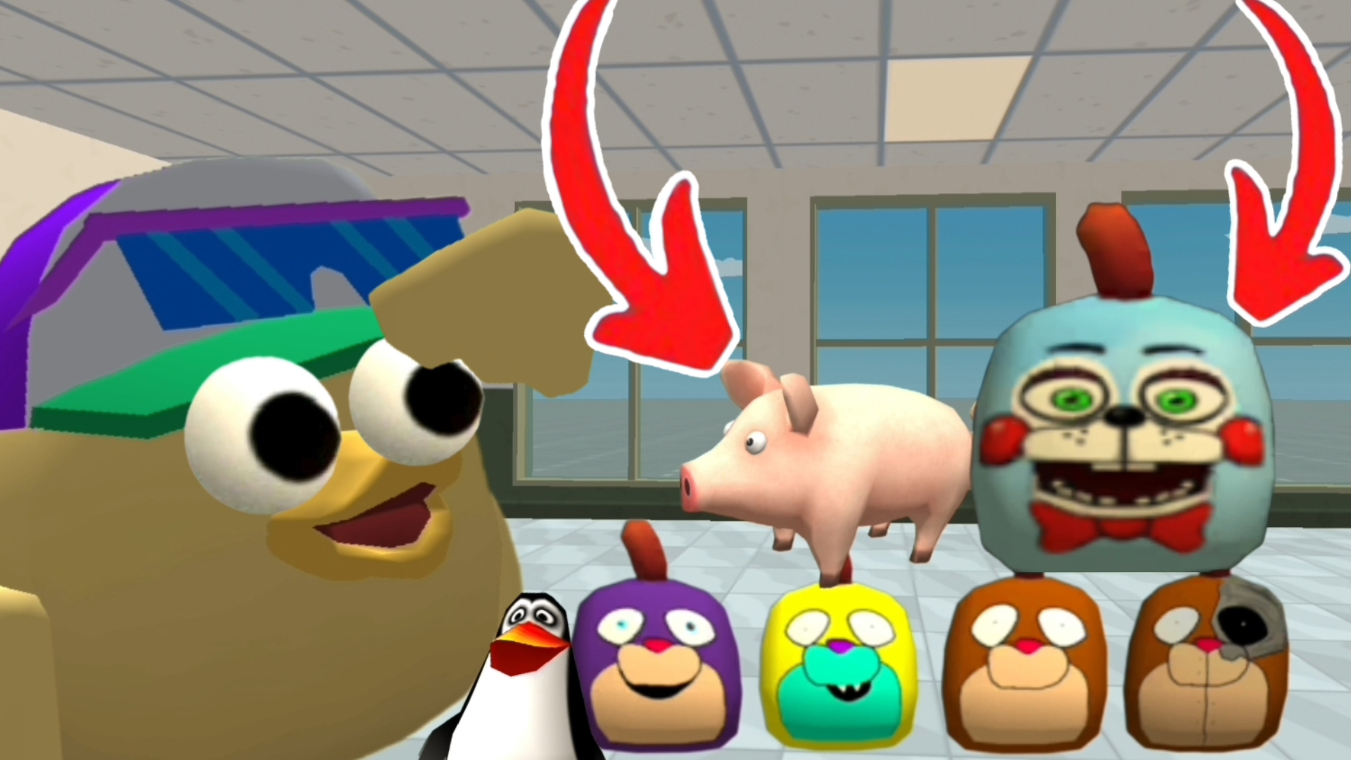 😱ВСЕ ПАСХАЛКИ из ОБНОВЛЕНИЯ 5.1.0 в ЧИКЕН ГАН! **Поросёнок найден!** смотреть онлайн