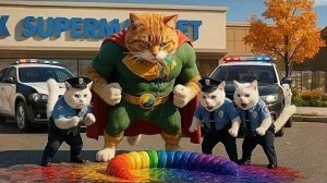 Супермаркет сходит с ума 😱🛒 | Кот-герой против беды (3D-анимация)