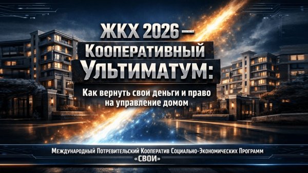 ШОК-РОСТ ЖКХ 2026: Тарифы +55%! Как СЭКОНОМИТЬ до 60 000 руб/год? | ТСЖ + МПК СЭП СВОИ