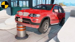 Cars vs Bollards  BeamNG.Drive