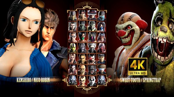 Игра за Kenshiro & Nico Robin в Mortal Kombat Komplete Edition на PC Expert в 4К
