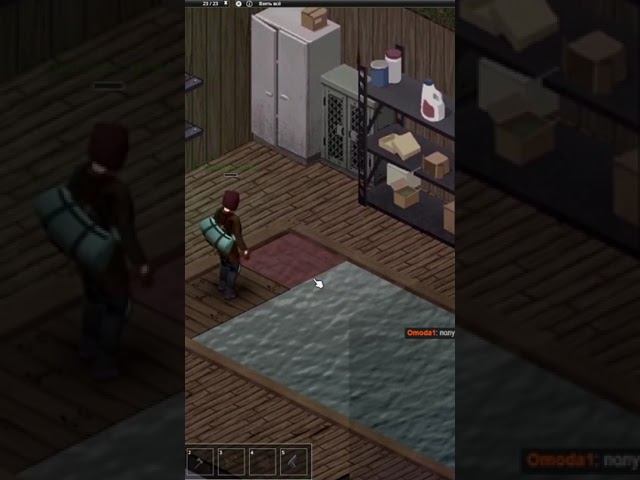 Кулаком забиваю гвозди #porotolworld с помощью #Twitch #ProjectZomboid #B42 #projectzomboid #прикол