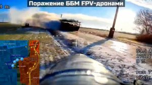 Самоубийственная атака колонны ВСУ в районе Терноватого