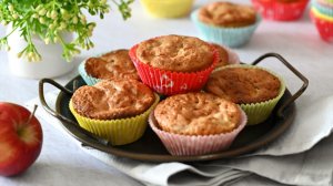 🥧 Порционная ШАРЛОТКА в силиконовых формочках. Такая же вкусная и лишнего не съедите!