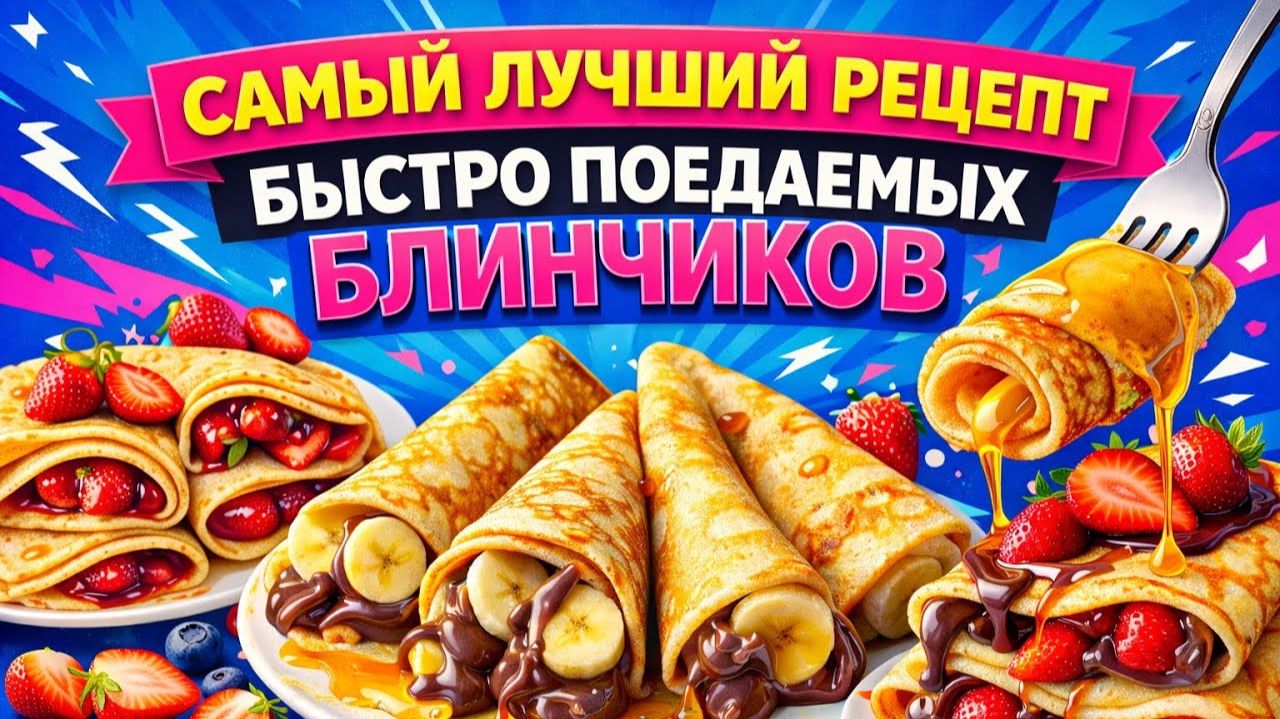 СКОРО МАСЛЕНИЦА Самый простой и вкусный рецепт ДАЖЕ ребенок сделает САМ смотреть онлайн